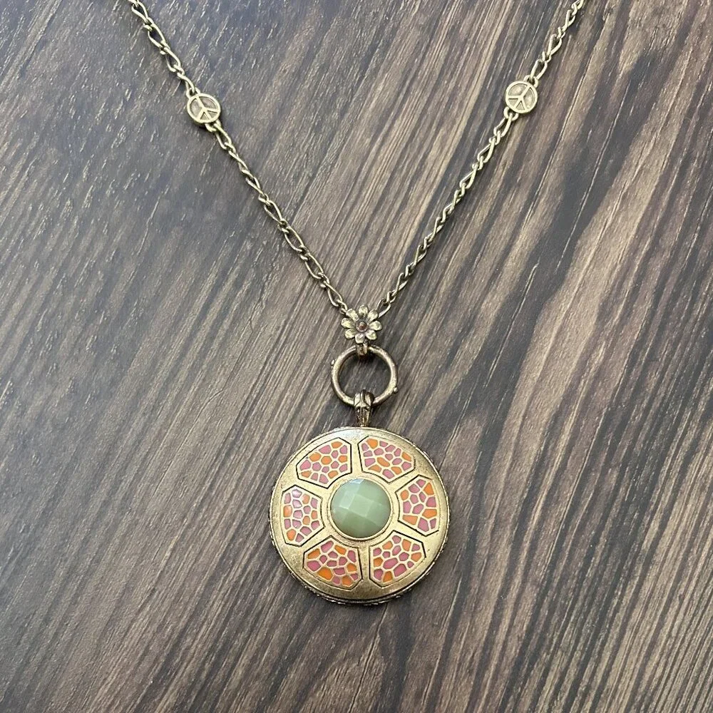 Large Medallion Pendant Necklace ASO Alex Russo
